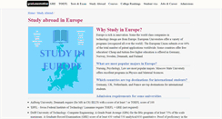 Desktop Screenshot of europe.graduateshotline.com