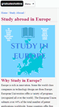Mobile Screenshot of europe.graduateshotline.com